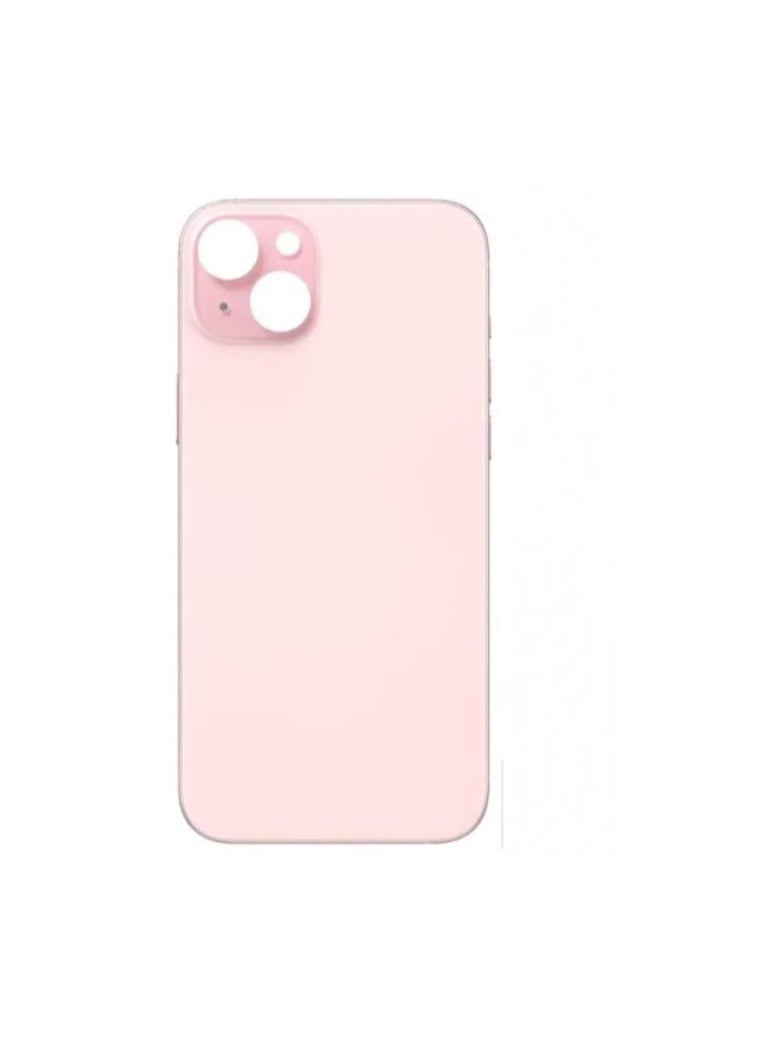 Generic - Replacement Back Glass iphone 15 plus pink - Image 1