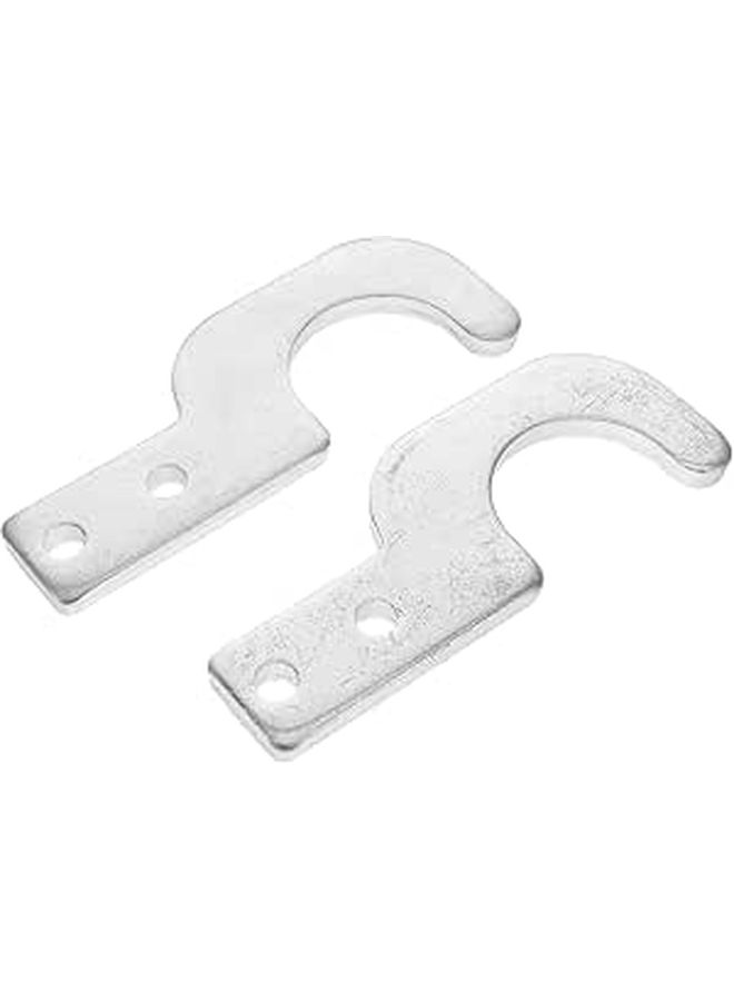 2Pcs Heavy Duty Steel Scaffold Step Hooks Locking Clamps for Secure Platform Support - Image 1