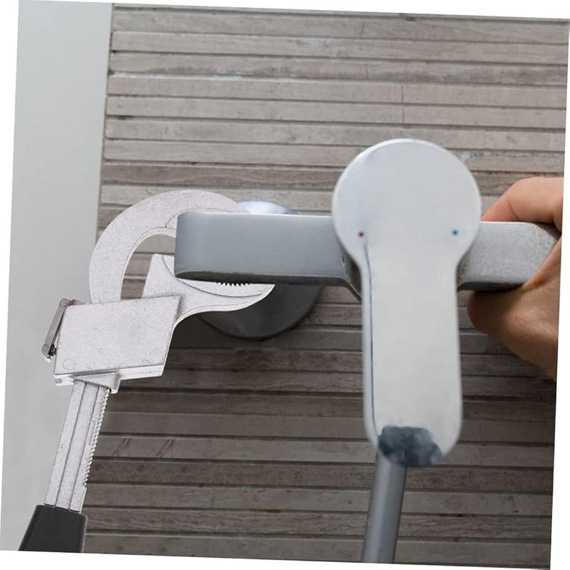 مفتاح سباك قابل للتعديل فم واسع مقبض قصير لإصلاح حوض المطبخ والحمام - Image 3