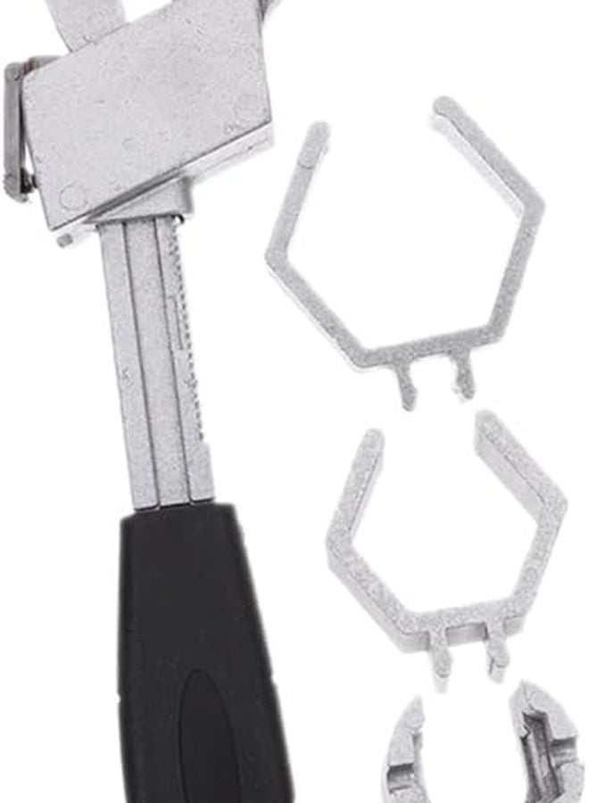 مفتاح سباك قابل للتعديل فم واسع مقبض قصير لإصلاح حوض المطبخ والحمام - Image 1