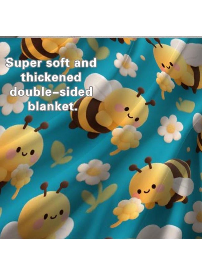 عام بطانية رقيقة من الفانيلا (حرارة ومريحة، ومناسبة للنوم واستخدام اللعبة والغبار والرمل) 150 سم * 200 سم - 1197 - Image 4