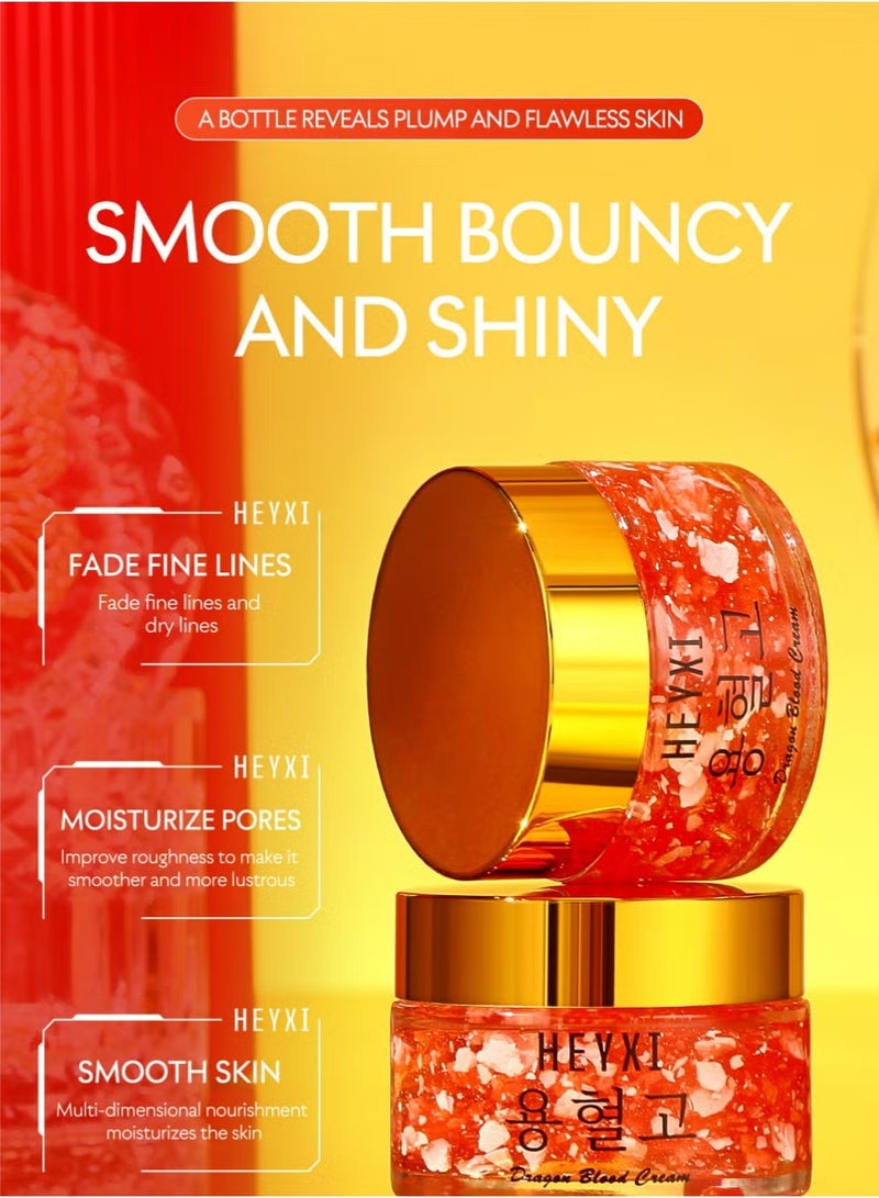 Heyxi Dragons Blood Easy Cream,30g Retinol Placenta loong Dragon Blood Cream Moisturizing Firming Cream,Dragon'S Blood Facial Moisturizer, Even Skin Tone, Moisturizing, Face Firming Cream - Image 5