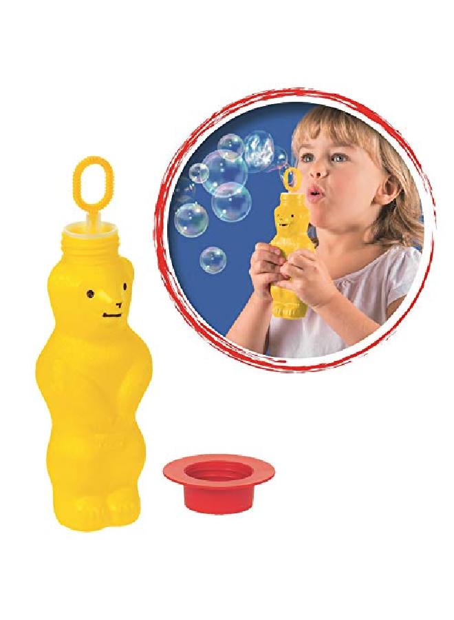 Pustefix Bubble Bear 6 Oz Bubble Blowing Squeeze To Blow Toy For Kids (Assorted Colors) - Image 1