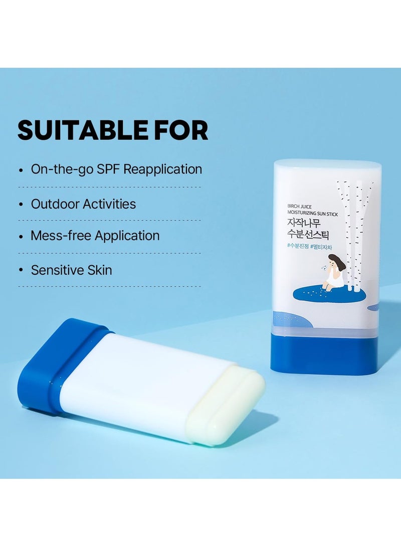 ROUND LAB Birch Juice Moisturizing UVLock Sun Stick 19g, 0.67oz. | Korean sunscreen, No White Cast, Strong UV Protection, portable sunscreen, Non-Toxic sunstick, Perfect for Outdoor activities - Image 5