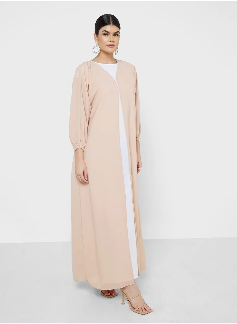Khizana Abaya Set With Inner Dress & Sheila