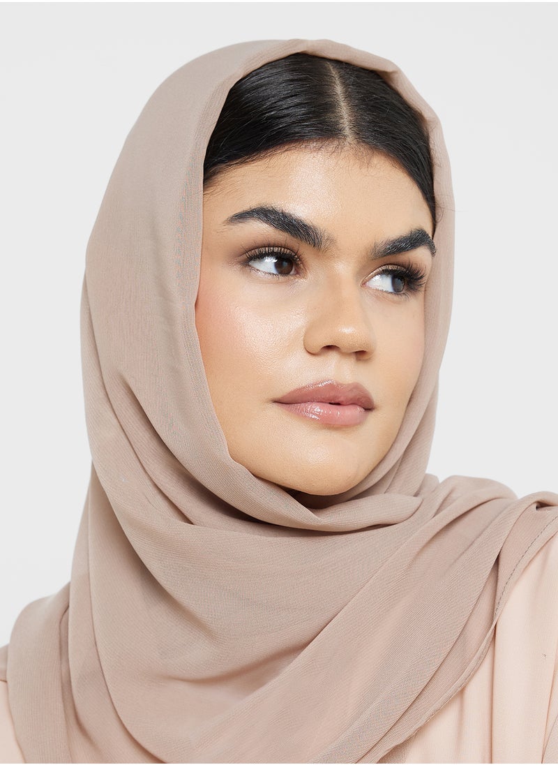 Khizana طقم عباية مع فستان داخلي وشيلة  - Image 4