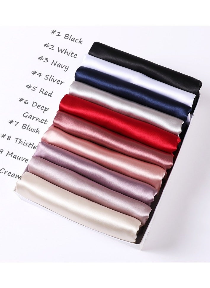 Generic New Simulation Silk Slippery Long Scarf for Muslim Women's Shawl, Headband Cover, Headscarf  - Image 2