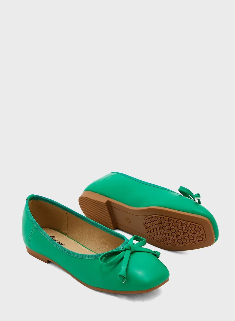 Ginger Square Toe Ballet Flat