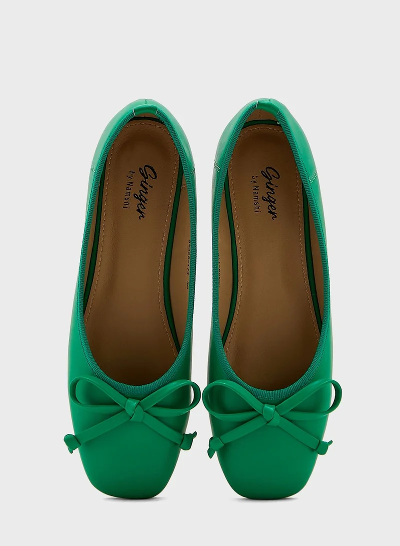Ginger Square Toe Ballet Flat