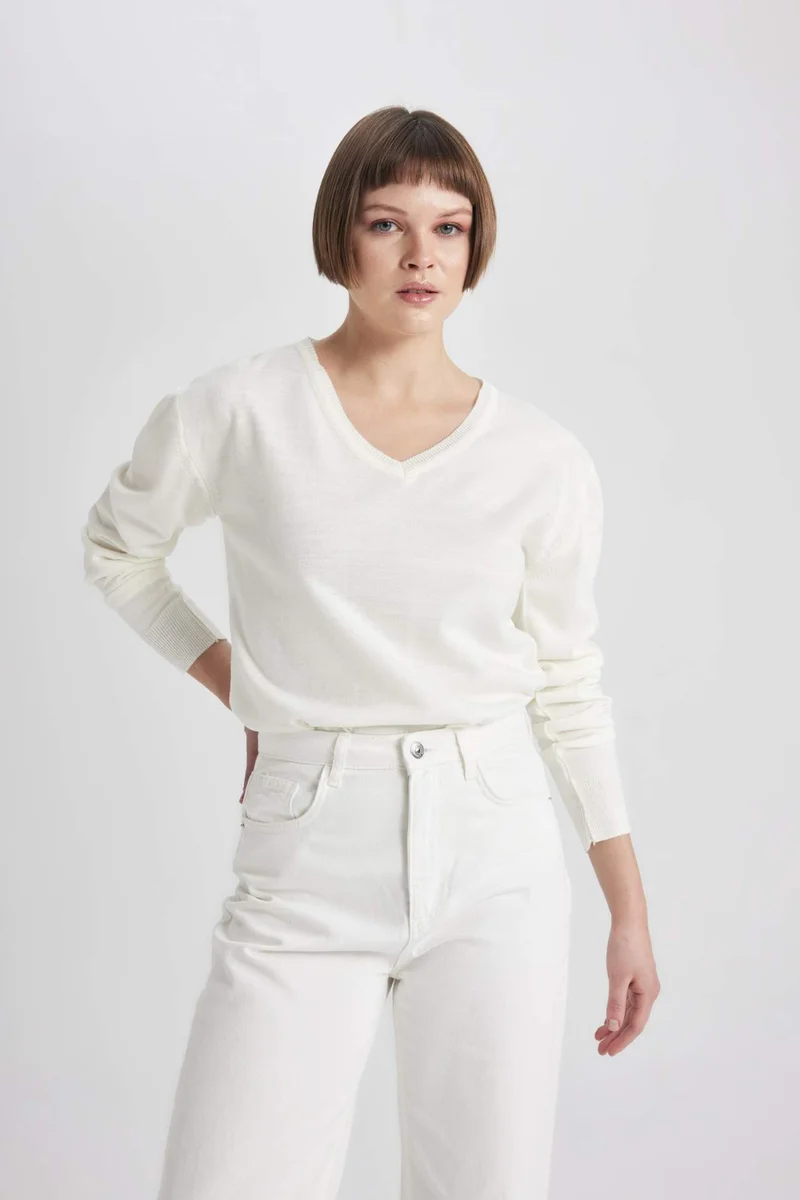 ديفاكتو Regular Fit Knitwear Pullover