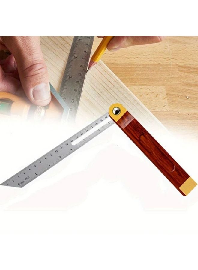 7 Inch Metal T-Bevel Protractor Sliding Angle Finder Tool Durable Woodworking Ruler 1pc - Image 2