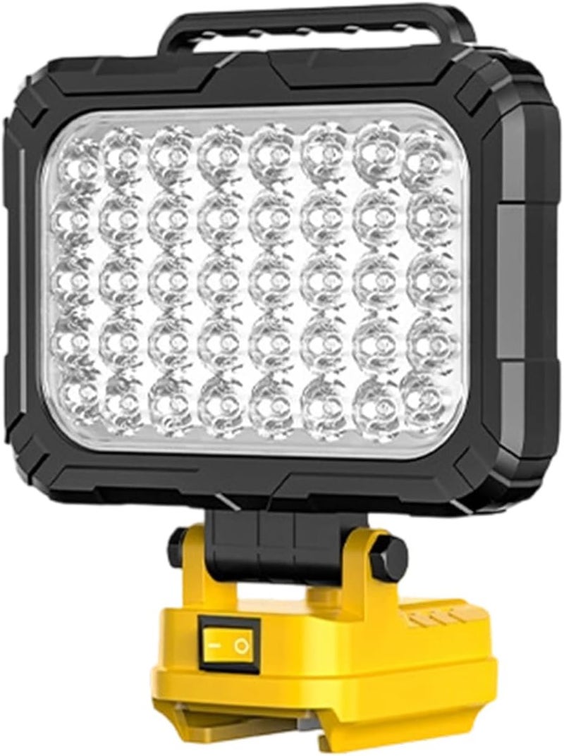Adjustable USB Rechargeable LED Work Light High Brightness with 2 Ports for Night - Image 1