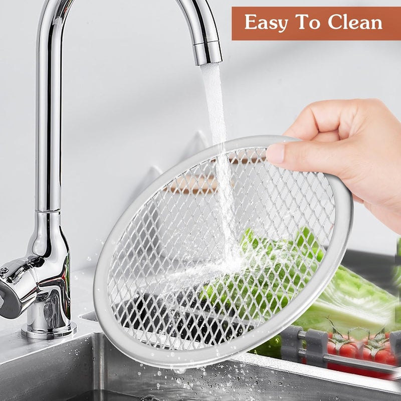 FAVOMOTO Non-stick 6-inch round Pizza Baking Pan Mesh Tray Oven Plate for Home and Restaurant Use - Image 4