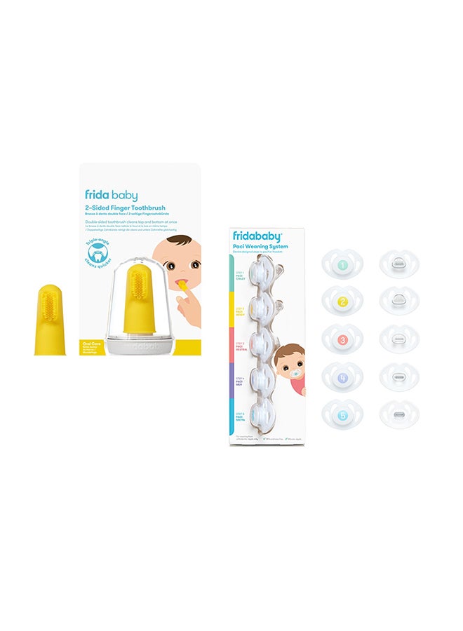 fridababy Paci Weaning System And SmileFrida The Finger Toothbrush - Image 1