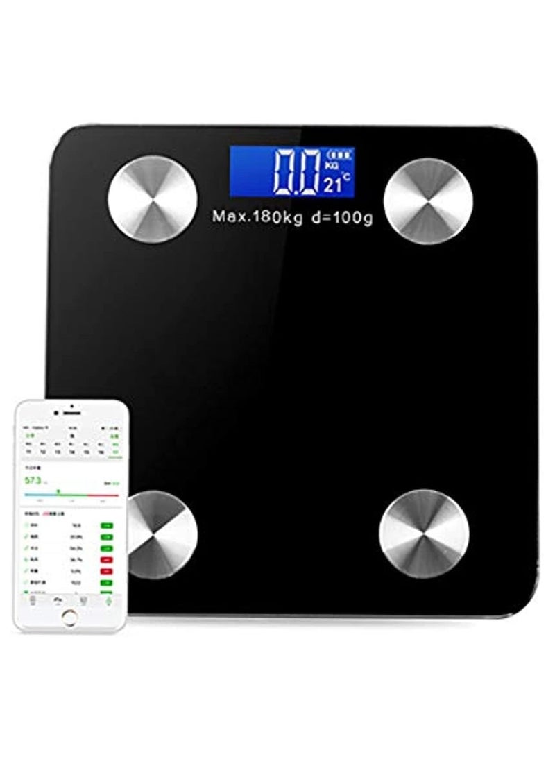 general Smart Digital Bluetooth Body Fat Weighing Scale LED Display with App for Connecting Mobile Devices/multi-colors - Image 1