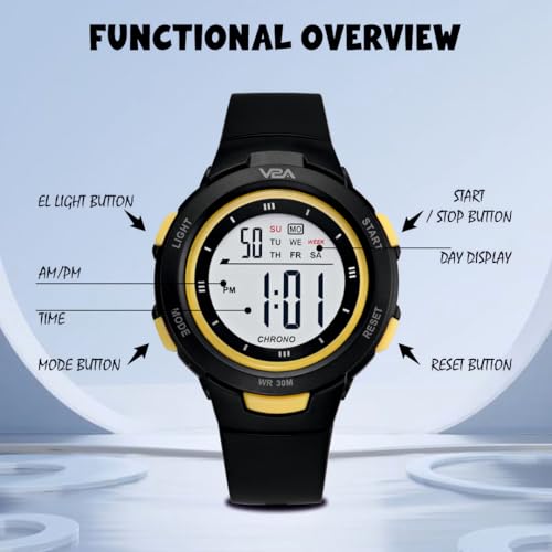 V2A Digital Watch F1 Cars Theme Sports Watch for Boys & Kids - Image 5