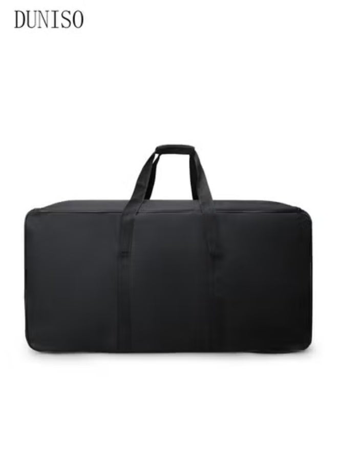 DUNISO Travel Duffle Bag Expandable Foldable Oxford Wheeled Rolling Duffel Bag Waterproof Lightweight Travel Luggage Bags with Wheels for Camping Hiking - Image 5