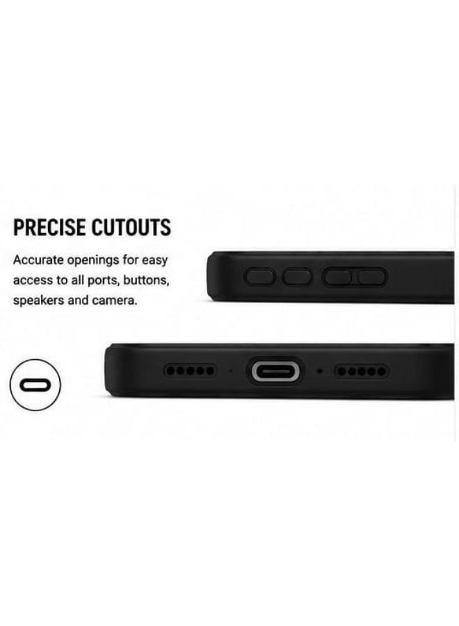 Samsung Galaxy A55 Magnetic Matte Case Shockproof Anti Fingerprint Protective Cover Camera Protection Slim Black - Image 5