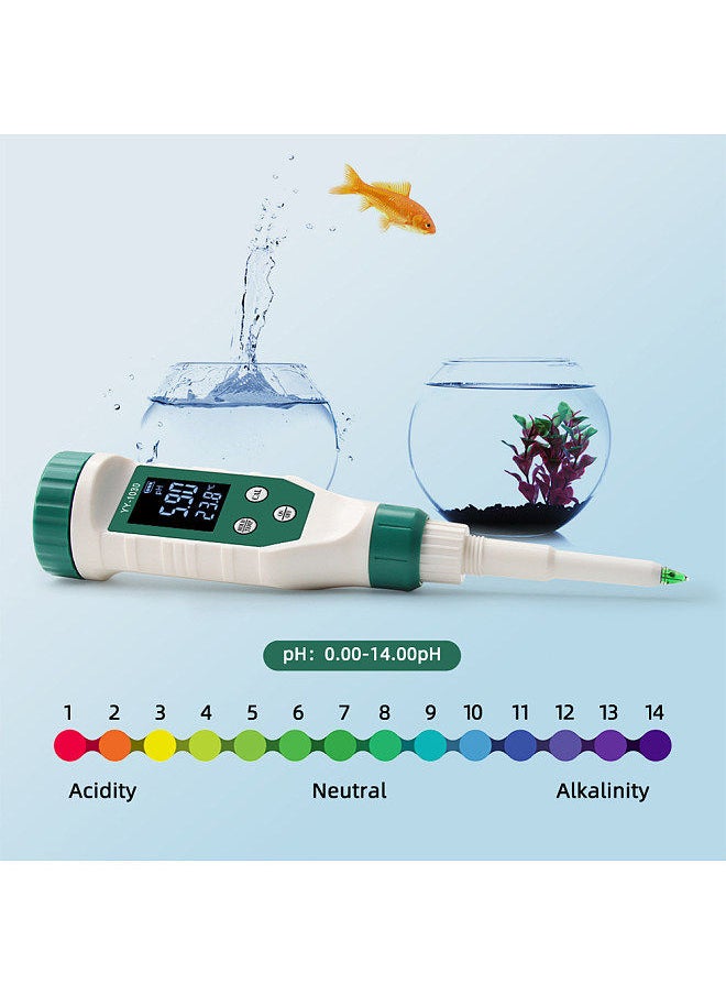 Generic - Digital Food 0.00-14.00 PH Meter High Accuracy Sensors Intelligent Temp Acidity Tester BT Mobilephone APP Control for Brewing Fruit Cheese Meat Canning - Image 1