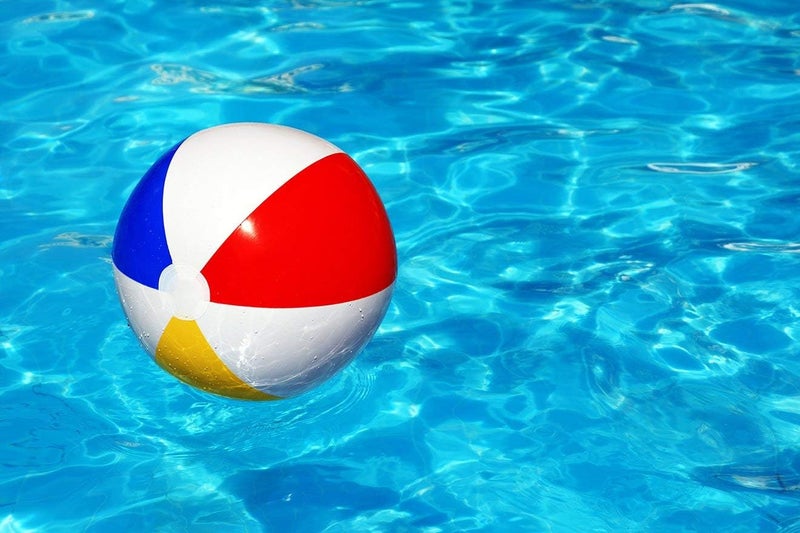 KinderTales ® 20" Glossy Vinyl Beach Ball – Vibrant Red, Yellow, Blue Panels, Lightweight and Durable, Ideal for Pool Parties, Beach Days, and Group Games (Pack of 1) - Image 2
