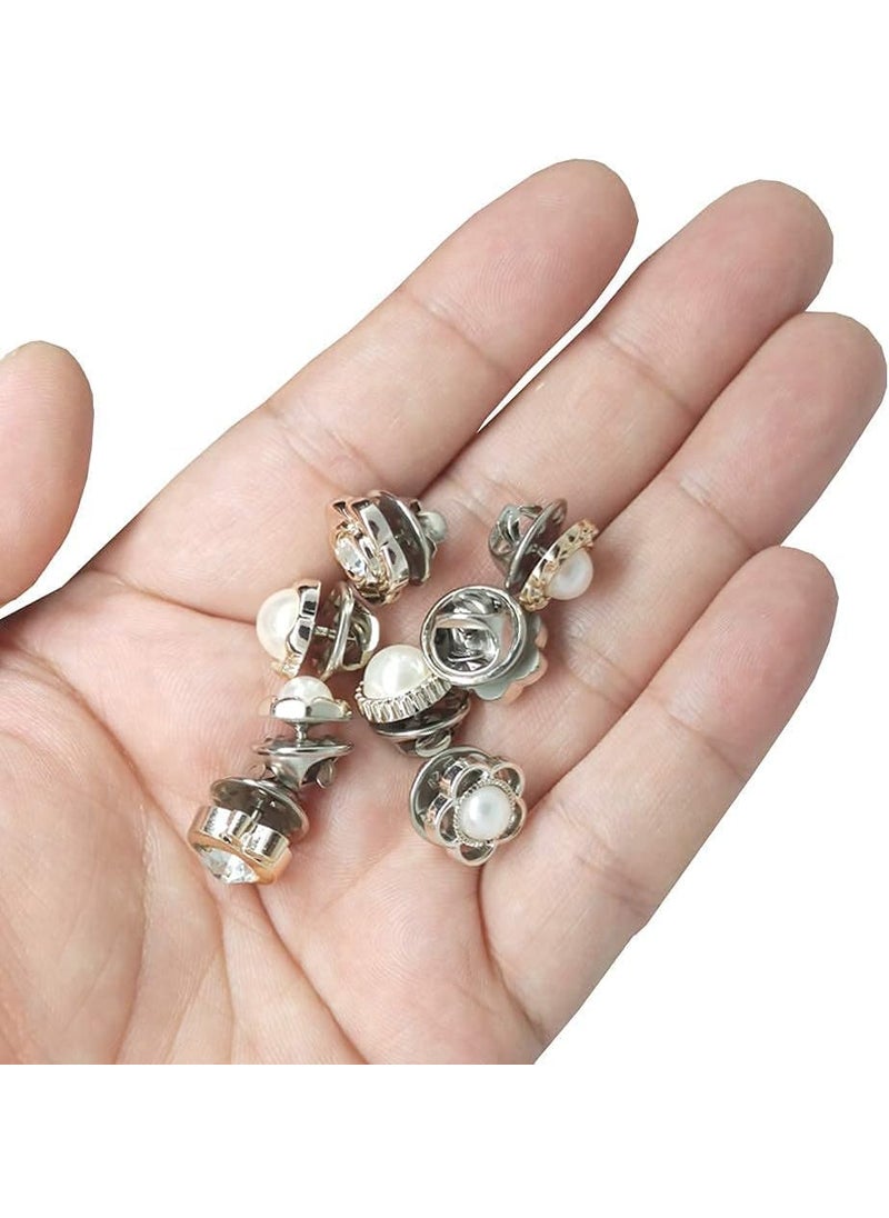 COOFANDY - COOFANDY 30 Pcs Safety Buttons for Women, Instant Safety Cover Up Brooch Pins for Saree Cardigan Dress Hats, Sweater Shawl Clips for Coat Dress Clothes Decoration, No Sew & Removable Button - Image 1
