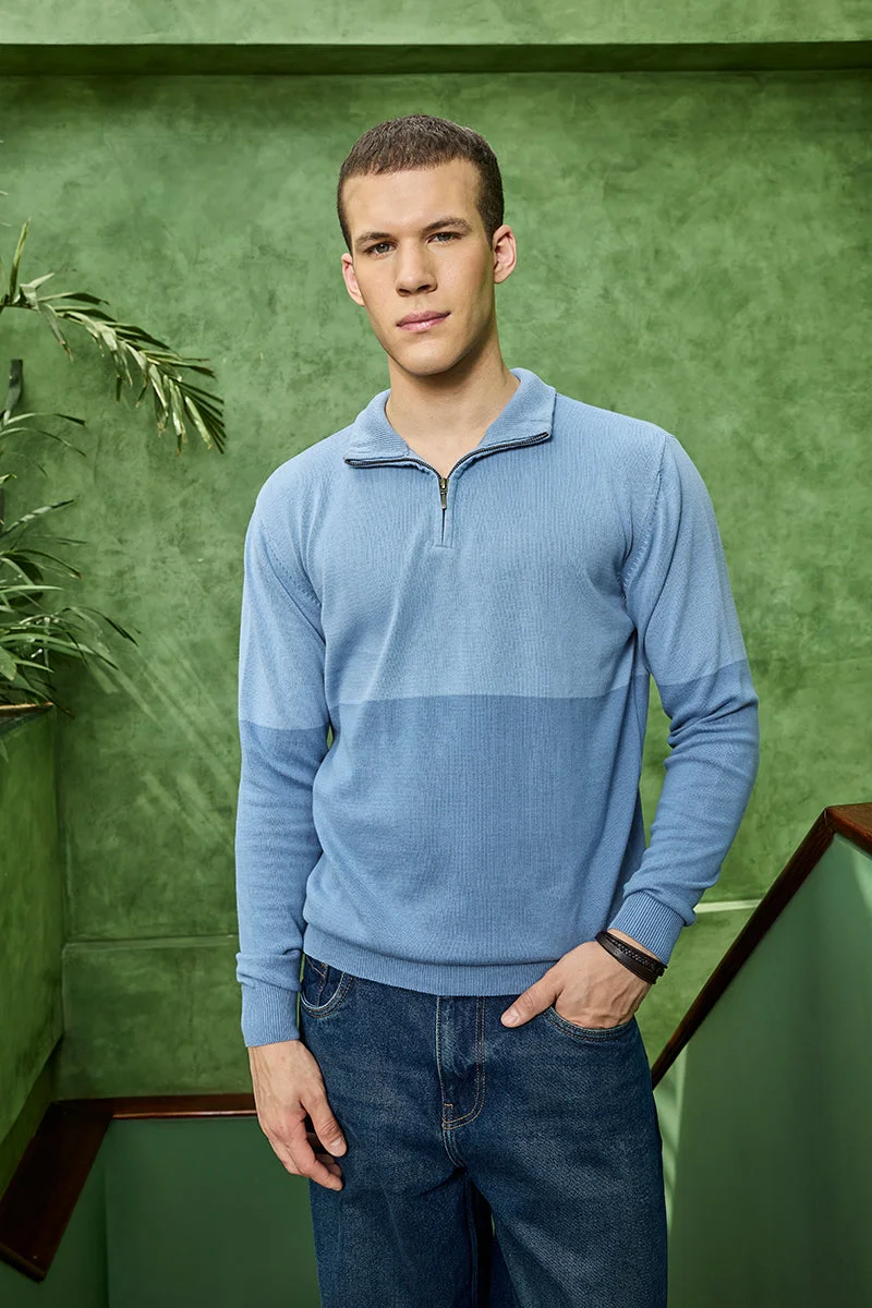 SNITCH Knitted Zipper Sweater