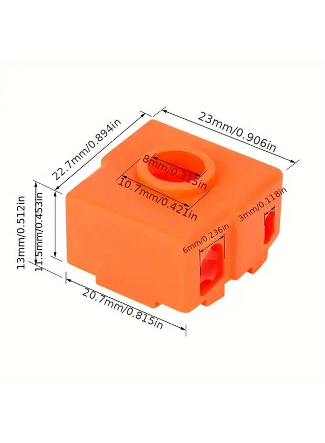طقم رأس الطباعة المعدني بالكامل المجمع لطابعة CR6 SE Ender 3 CR5 PRO ثلاثية الأبعاد - Image 2