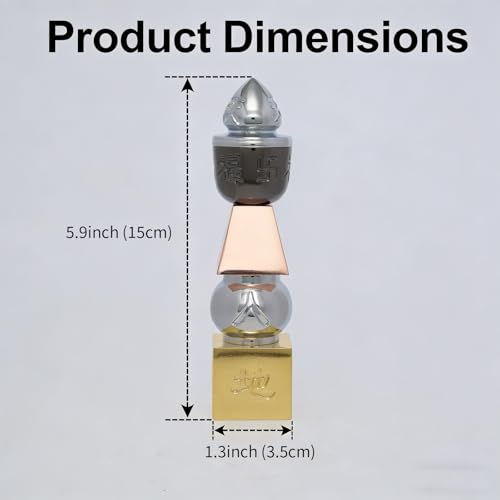 EDOBLUE Feng Shui 5 Color 5 Element Pagoda (6-inch) - Image 5