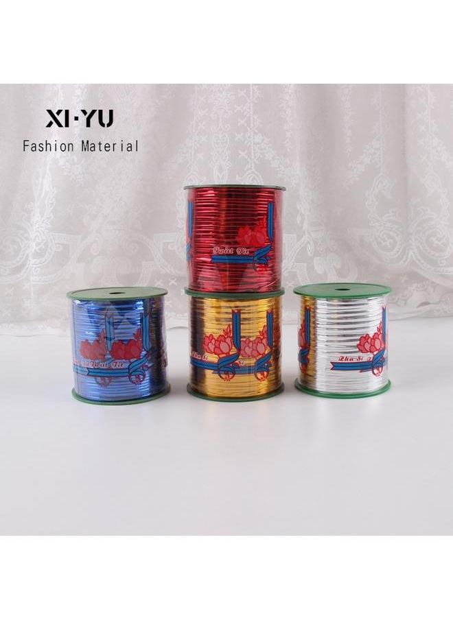 Bluejw - Sealing Rope Gold And Silver Tie Wire 400 Size Gold Thread Flower Tie Tie Metal Packaging Bag Material Gift Bundle - Image 1