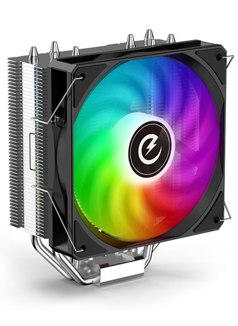 Generic ARGB CPU Air Cooler, AK120 SE ARB, 4 Heatpipes, PWM Quiet Fan CPU Cooler with S-FDB Bearing, for AMD AM4/AM5/Intel LGA1700/1150/1151/1200  - Image 1