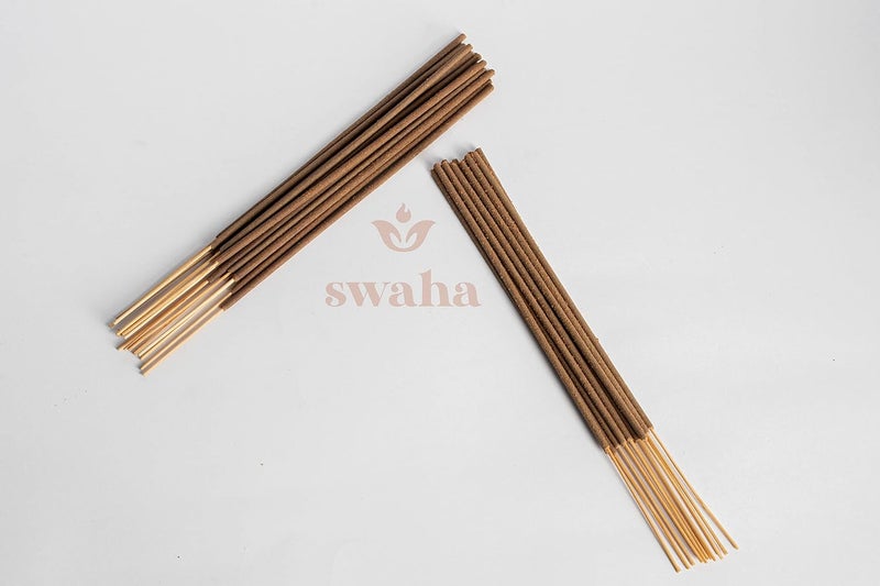 Swaha Swaha Sandalwood agarbatti Set of 35 Long Lasting Sandalwood Fragrance Incense Sticks Pack of 3  - Image 2