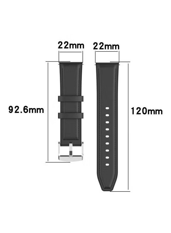 Replacement Strap for Huawei Watch GT 2 Pro 22mm Black - Image 5