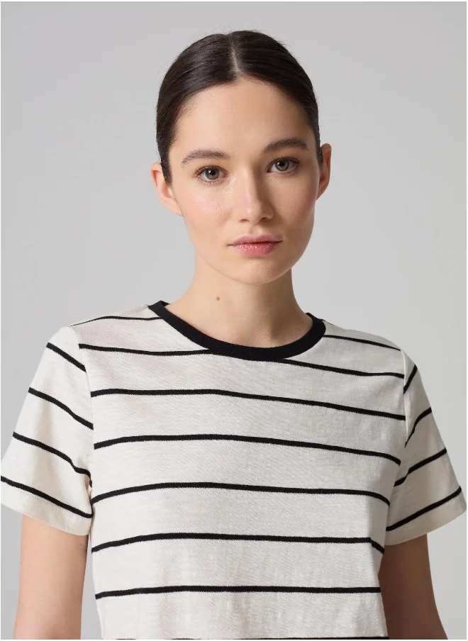 او في اس Contemporary City striped T-shirt