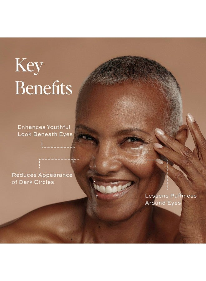 DIME Beauty Luminosity Eye Serum, Eye Cream for Dark Circles and Puffiness, Caffeine Eye Cream, Puffy Eyes Treatment, 0.5 oz / 15 mL - Image 2