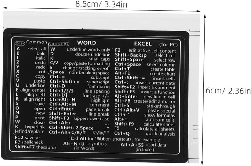 Simplified versatile design 4sheets Laptop Keyboard Stickers Adhesive Decals Computer Sticker Replacement Hardness boosted processed substance - Image 2