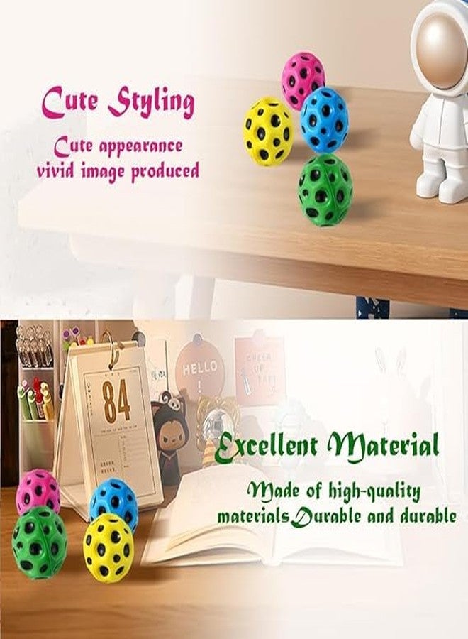 Crazy Buy Moon Ball, High Bouncy Balls, for Kids and Adults, Improve Hand-Eye Coordination, Easy to Grip and Catch Multicolor (Pack of 1) - Image 4