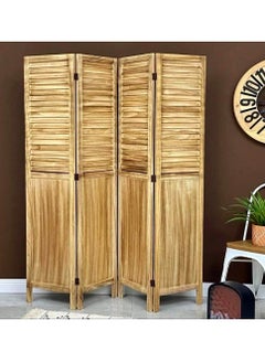 Generic Foldable Room Divider Wood Design  170*42*175cm.  - Image 1
