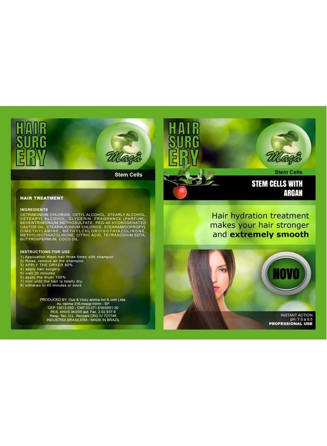 KERA FRUIT علاج الشعر 16 أونصة سائلة، جراحة شعر، شوكولاتة وخلايا جذعية (CELULAS MADRES)، طبيعي، خالي من الكبريتات، للجنسين، فرد ولمعان - Image 2