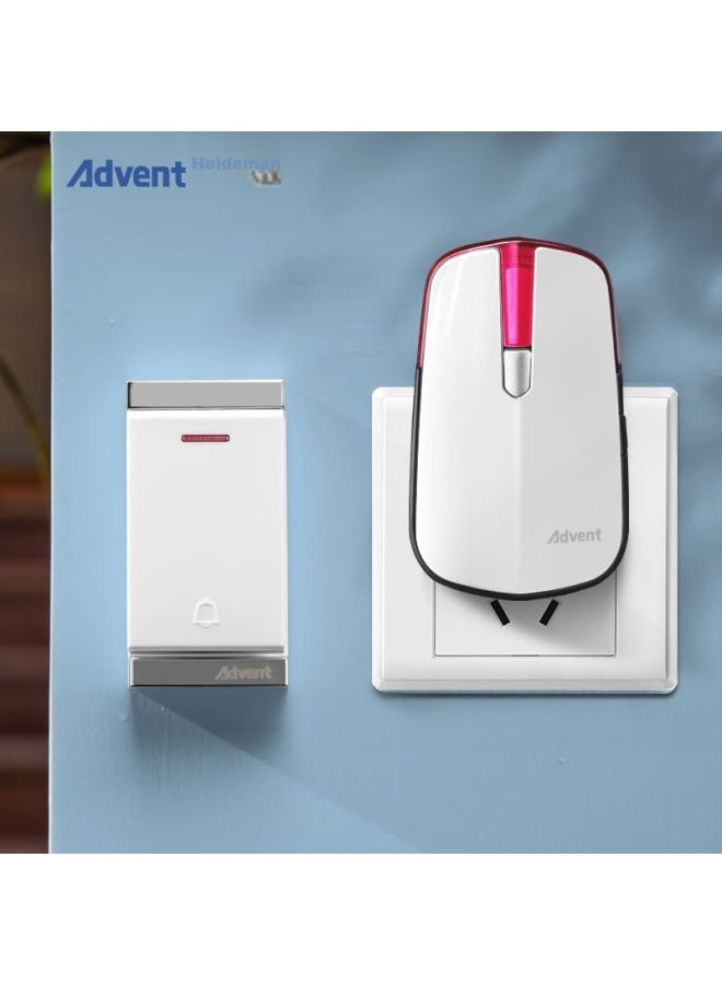 Advent P2-710r Self-powered Wireless Doorbell, Battery-free, Waterproof, Home Call Button - Image 1