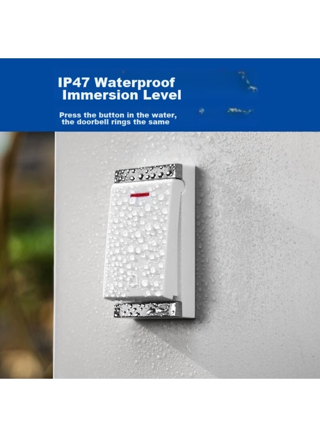 Advent P2-710r Self-powered Wireless Doorbell, Battery-free, Waterproof, Home Call Button - Image 5
