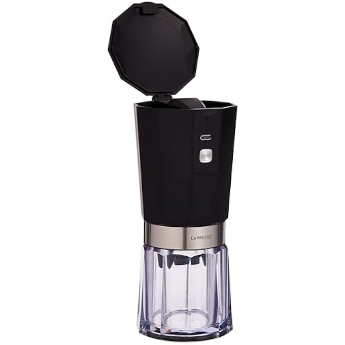LePRESSO Cordless Electric Conical Burr Grinder 18W 800Mah  Black - Image 3