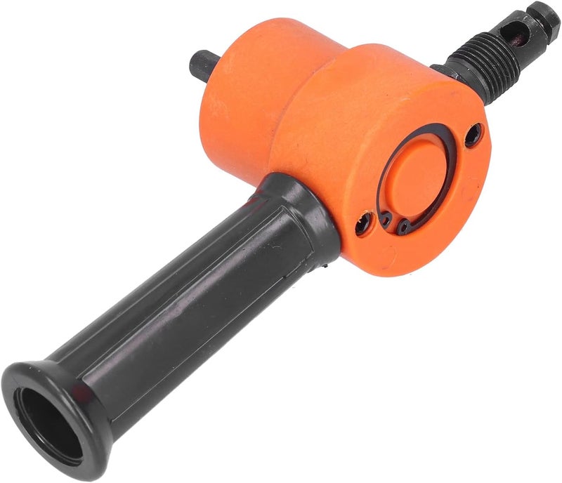 Double Head Nibbler, 360° Adjustable Drill Attachment Metal Cutter for Cutting Stainless Steel Iron Copper Aluminum Plates and Fiberboard with Hex Shank - Image 3