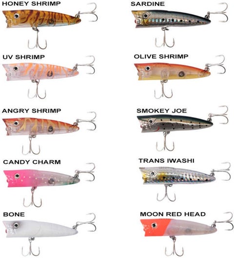 Sea Popper 7cm 8.5gr Top Water Model Feed Honey Shrimp-Standard