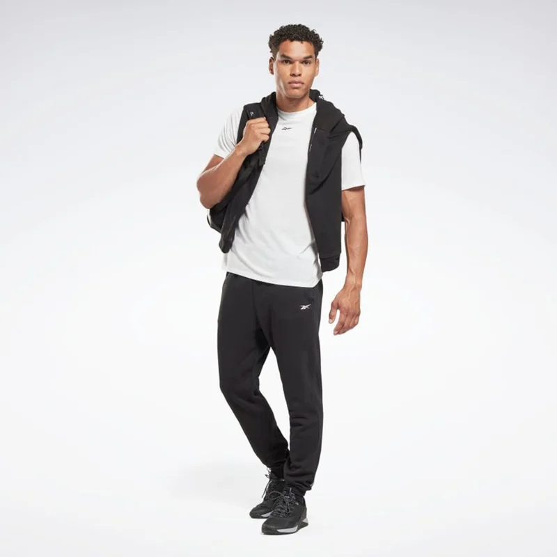Reebok Black Reebok Training French Terry Pants - Black for Men | Best Price UAE