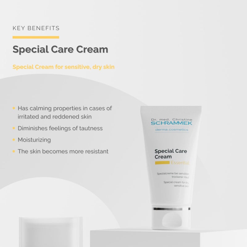 Schrammek Special Care Cream (1.7 fl oz) - Special Cream for Sensitive & Dry Skin - Scientifically Proven - Face Moisturizer - Skin Care - Dr Schrammek - Image 2