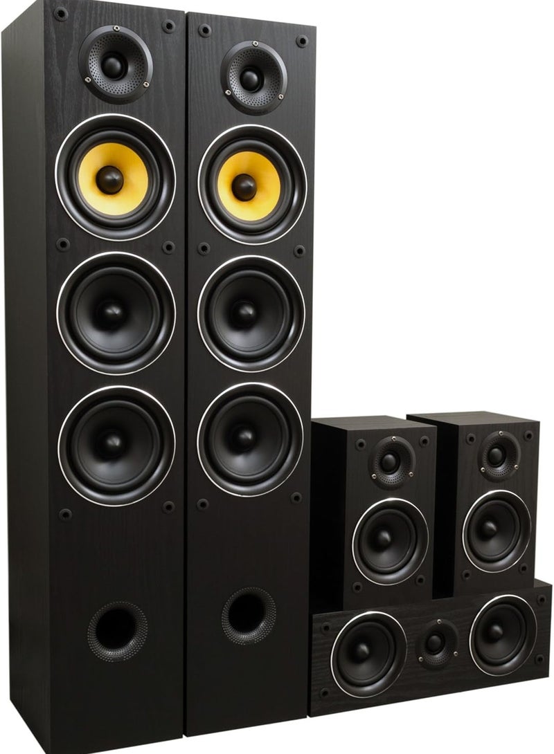 Taga Harmony TAV-506 540W 5.0 Channel Wired Speaker Systems - Black  - Image 1