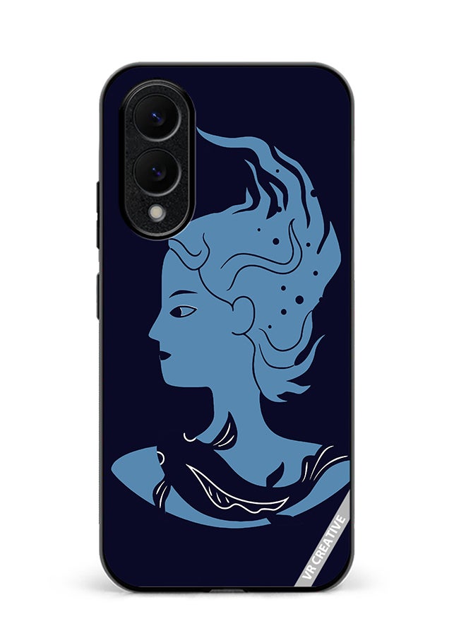 VR CREATIVE Protective Case Cover For Samsung Galaxy S25 Edge Pisces Zodiac Sign Design Multicolour