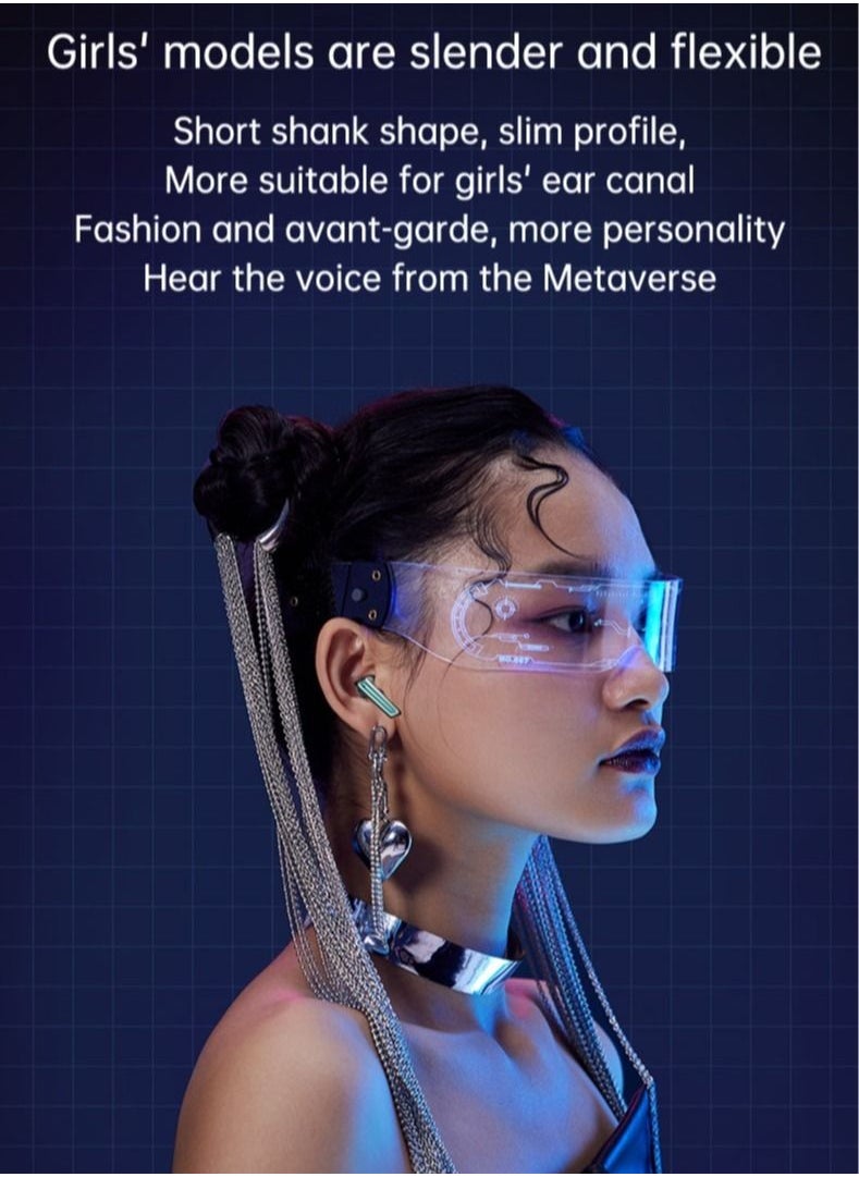 SAB Couple style wireless Bluetooth earphones - dual use/Bluetooth 5.3/large capacity charging box  - Image 5