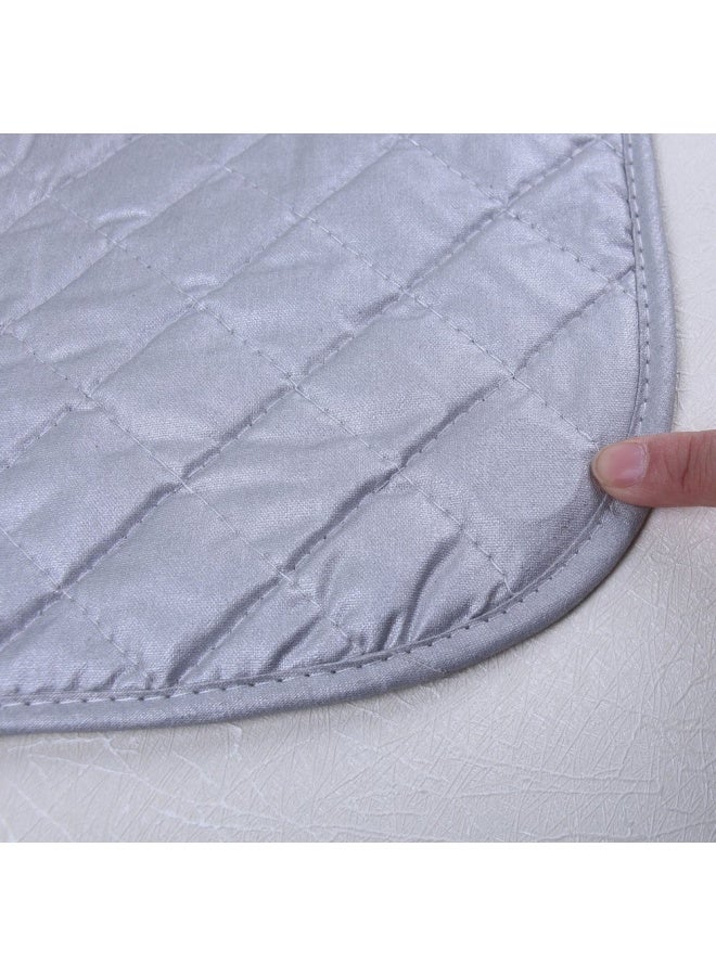 Foldable Magnetic Ironing Mat Washer Dryer Heat-Resistant Ironing Pad Blanket Thick Portable Ironing Board Cover For Table Travel And Flat Surface 33 X 19 - Image 3