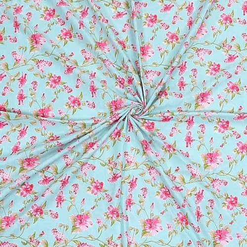 Status Contract Status Cotton Rich Double Bedsheet 2 Pillow Covers 120 GSM (Turq/Green/Pink) - Image 3